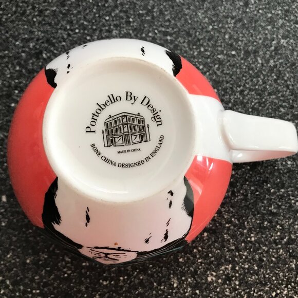 Portobello by Design Black Cat With Glasses Coffee Mug Bone China England 16 oz - Picture 7 of 7